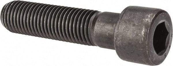 Value Collection - 1-8 UNC Hex Socket Drive, Socket Cap Screw - Alloy Steel, Black Oxide Finish, Partially Threaded, 4-1/4" Length Under Head - Exact Tool & Supply