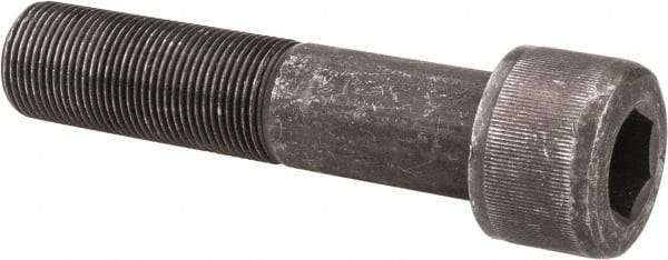 Value Collection - 1-14 UNF Hex Socket Drive, Socket Cap Screw - Alloy Steel, Black Oxide Finish, Partially Threaded, 4-1/2" Length Under Head - Exact Tool & Supply