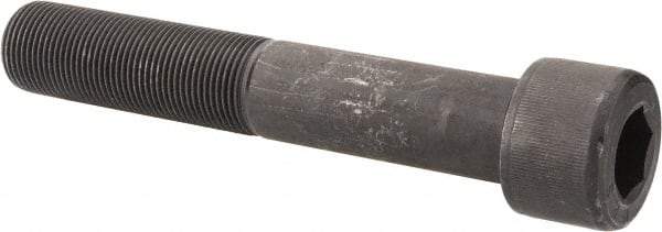 Value Collection - 1-14 UNF Hex Socket Drive, Socket Cap Screw - Alloy Steel, Black Oxide Finish, Partially Threaded, 6" Length Under Head - Exact Tool & Supply