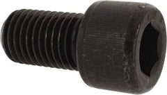 Value Collection - 1-1/8 - 7 UNC Hex Socket Drive, Socket Cap Screw - Alloy Steel, Black Oxide Finish, Fully Threaded, 2" Length Under Head - Exact Tool & Supply