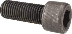 Value Collection - 1-1/8 - 7 UNC Hex Socket Drive, Socket Cap Screw - Alloy Steel, Black Oxide Finish, Fully Threaded, 3" Length Under Head - Exact Tool & Supply