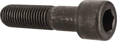 Value Collection - 1-1/8 - 7 UNC Hex Socket Drive, Socket Cap Screw - Alloy Steel, Black Oxide Finish, Partially Threaded, 4-1/2" Length Under Head - Exact Tool & Supply