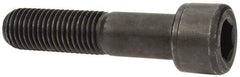 Value Collection - 1-1/8 - 7 UNC Hex Socket Drive, Socket Cap Screw - Alloy Steel, Black Oxide Finish, Partially Threaded, 5" Length Under Head - Exact Tool & Supply