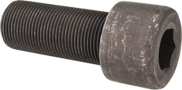Value Collection - 1-1/4 - 12 UNF Hex Socket Drive, Socket Cap Screw - Alloy Steel, Black Oxide Finish, Fully Threaded, 3" Length Under Head - Exact Tool & Supply
