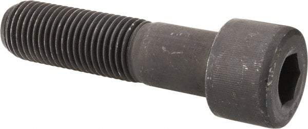 Value Collection - 1-1/2 - 6 UNC Hex Socket Drive, Socket Cap Screw - Alloy Steel, Black Oxide Finish, Partially Threaded, 6" Length Under Head - Exact Tool & Supply