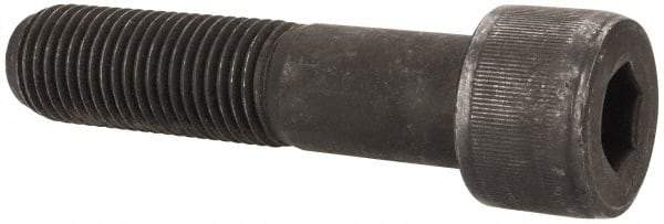 Value Collection - 1-1/2 - 6 UNC Hex Socket Drive, Socket Cap Screw - Alloy Steel, Black Oxide Finish, Partially Threaded, 6-1/2" Length Under Head - Exact Tool & Supply