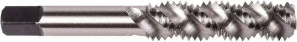 Union Butterfield - M5x0.80 Metric Coarse 3 Flute 6H Plug Spiral Flute Tap - High Speed Steel, Bright Finish, 2-3/8" OAL, Right Hand Flute, Right Hand Thread, D4, Series 1788M - Exact Tool & Supply