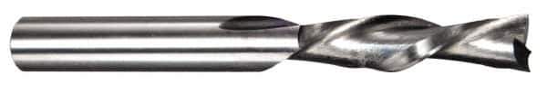 Onsrud - 3/8" Cutting Diam x 1-1/4" Length of Cut, 2 Flute, Downcut Spiral Router Bit - Uncoated, Right Hand Cut, Solid Carbide, 3" OAL x 1/2" Shank Diam, Double Edge, 30° Helix Angle - Exact Tool & Supply