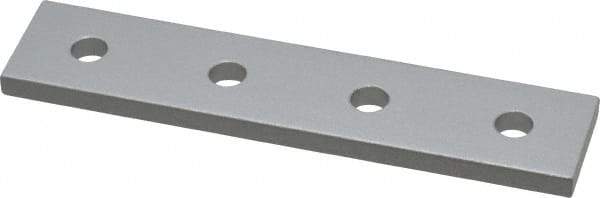 80/20 Inc. - 7/8" Wide, 4" High, Open Shelving 4 Hole Joining Strip - Aluminum, Use with Series 10 & Bolt Kit 3321 - Exact Tool & Supply