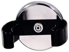 Mag-Mate - 11 Lb Max Pull Force, 1-17/32" Overall Height, 1.41" Diam, Ceramic Cup Magnet - Clamp Style, 1-1/2" Clamp Opening, Chrome Plated - Exact Tool & Supply