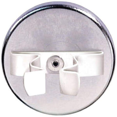 Mag-Mate - 1.41" Diam, 9/32" Cup Height, 43 Lb Average Pull Force, 42.5 Lb Max Pull Force, Neodymium Rare Earth Cup Magnet - Through Hole Style, Bright Plated - Exact Tool & Supply