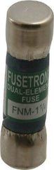 Cooper Bussmann - 250 VAC, 1.25 Amp, Time Delay General Purpose Fuse - Fuse Holder Mount, 1-1/2" OAL, 10 at 125 V kA Rating, 13/32" Diam - Exact Tool & Supply