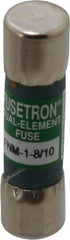 Cooper Bussmann - 250 VAC, 1.8 Amp, Time Delay General Purpose Fuse - Fuse Holder Mount, 1-1/2" OAL, 10 at 125 V kA Rating, 13/32" Diam - Exact Tool & Supply