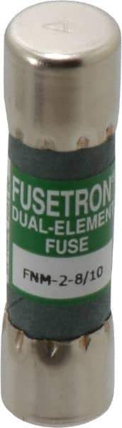 Cooper Bussmann - 250 VAC, 2.8 Amp, Time Delay General Purpose Fuse - Fuse Holder Mount, 1-1/2" OAL, 10 at 125 V kA Rating, 13/32" Diam - Exact Tool & Supply