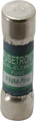 Cooper Bussmann - 250 VAC, 0.6 Amp, Time Delay General Purpose Fuse - Fuse Holder Mount, 1-1/2" OAL, 10 at 125 V kA Rating, 13/32" Diam - Exact Tool & Supply