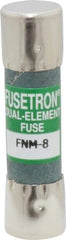 Cooper Bussmann - 250 VAC, 8 Amp, Time Delay General Purpose Fuse - Fuse Holder Mount, 1-1/2" OAL, 10 at 125 V kA Rating, 13/32" Diam - Exact Tool & Supply
