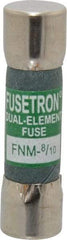 Cooper Bussmann - 250 VAC, 0.8 Amp, Time Delay General Purpose Fuse - Fuse Holder Mount, 1-1/2" OAL, 10 at 125 V kA Rating, 13/32" Diam - Exact Tool & Supply