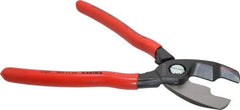 Knipex - 8-1/4" OAL, 10 AWG Capacity, Cable Cutter - Ergo Dual Component Handle - Exact Tool & Supply