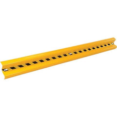 Vestil - 144' Long x 12" High, Straight Guard Rail - 118 Lb - Exact Tool & Supply