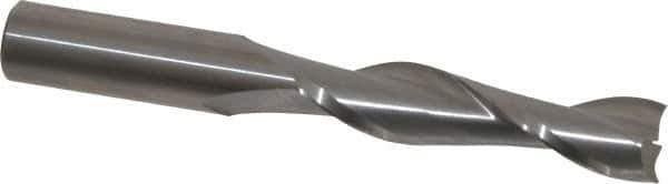 Onsrud - 1/2" Cutting Diam x 2-1/8" Length of Cut, 2 Flute, Upcut Spiral Router Bit - Uncoated, Right Hand Cut, Solid Carbide, 4" OAL x 1/2" Shank Diam, Double Edge, 30° Helix Angle - Exact Tool & Supply