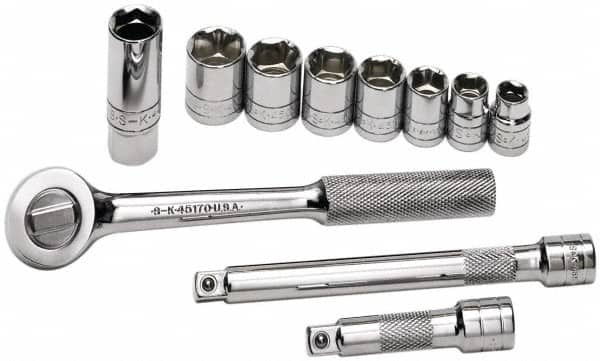 SK - 11 Piece 3/8" Drive Socket Set - Exact Tool & Supply