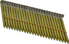 Stanley Bostitch - 0.113" Shank Diam 2" Long Framing Nails for Power Nailers - Steel, Smooth Shank, Angled Stick Wire Collation, Round Head, Diamond Point - Exact Tool & Supply