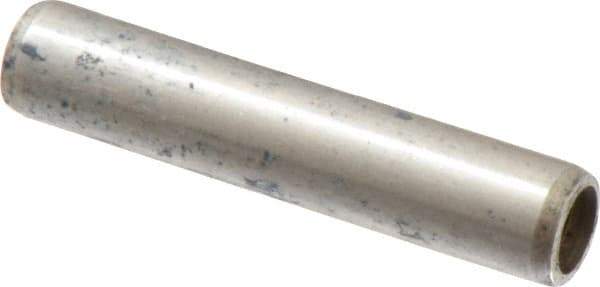 Metric Blue - 6mm Diam x 30mm Pin Length Alloy Steel Pull Out Dowel Pin - 1 Beveled & 1 Threaded End - Exact Tool & Supply