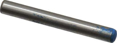 Metric Blue - 6mm Diam x 50mm Pin Length Alloy Steel Pull Out Dowel Pin - 1 Beveled & 1 Threaded End - Exact Tool & Supply