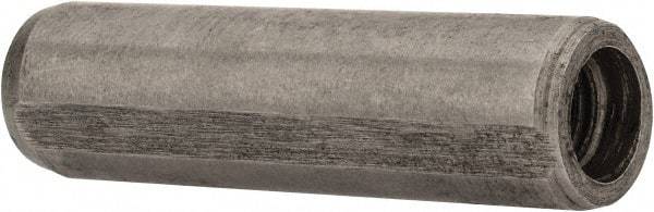 Metric Blue - 8mm Diam x 30mm Pin Length Alloy Steel Pull Out Dowel Pin - 1 Beveled & 1 Threaded End - Exact Tool & Supply
