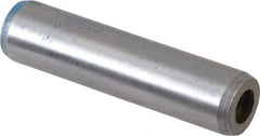 Metric Blue - 12mm Diam x 50mm Pin Length Alloy Steel Pull Out Dowel Pin - 1 Beveled & 1 Threaded End - Exact Tool & Supply