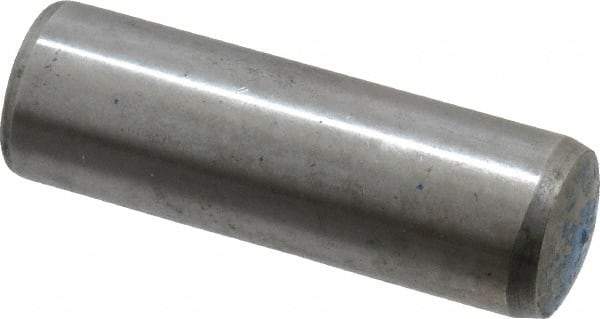 Metric Blue - 16mm Diam x 50mm Pin Length Alloy Steel Pull Out Dowel Pin - 1 Beveled & 1 Threaded End - Exact Tool & Supply