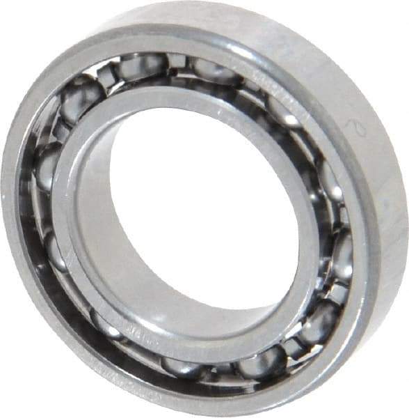 SKF - 12mm Bore Diam, 21mm OD, Open Thin Section Radial Ball Bearing - 5mm Wide, 1 Row, Round Bore, 151 Lb Static Capacity, 321 Lb Dynamic Capacity - Exact Tool & Supply