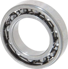 SKF - 12mm Bore Diam, 21mm OD, Open Thin Section Radial Ball Bearing - 5mm Wide, 1 Row, Round Bore, 151 Lb Static Capacity, 321 Lb Dynamic Capacity - Exact Tool & Supply