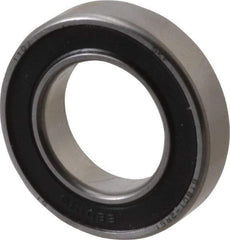 SKF - 12mm Bore Diam, 21mm OD, Double Seal Thin Section Radial Ball Bearing - 5mm Wide, 1 Row, Round Bore, 151 Lb Static Capacity, 321 Lb Dynamic Capacity - Exact Tool & Supply