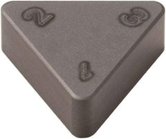 Seco - TNMN222 Grade CBN300 PCBN Turning Insert - Uncoated, 60° Triangle, 1/4" Inscr Circle, 1/8" Thick, 1/32" Corner Radius - Exact Tool & Supply
