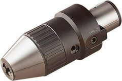 Seco - 2.49 to 15.98mm Capacity, Integral Shank Drill Chuck - Keyed, Modular Connection, 55.98mm Sleeve Diam - Exact Tool & Supply