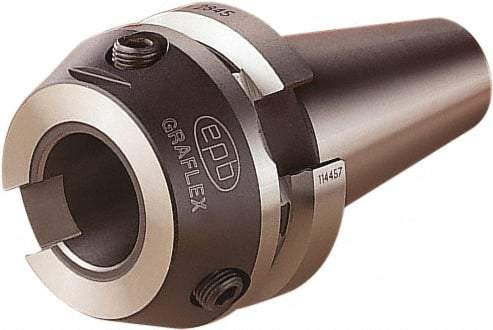 Seco - Graflex 7 System Size, BT50 Taper, Modular Tool Holding System Adapter - 7-7/8" Projection, 11.882" OAL, Through Coolant - Exact Tool & Supply