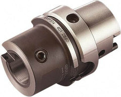 Seco - Graflex 5 System Size, HSK100A Taper, Modular Tool Holding System Adapter - 2.559" Projection, 4.527" OAL, Through Coolant - Exact Tool & Supply