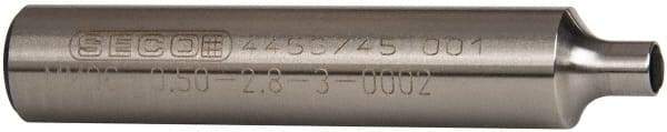 Seco - Minimaster 1/2" 90° Shank Milling Tip Insert Holder & Shank - 0.224" Neck Diam, 2.76" OAL, MM06 Tool Holder - Exact Tool & Supply
