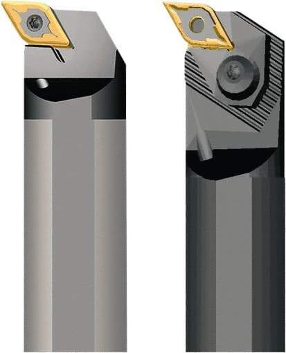 Seco - 50mm Min Bore Diam, 350mm OAL, 40mm Shank Diam, A-PDUN Indexable Boring Bar - 60mm Max Bore Depth, DN.. 1506.. Insert, Pin Lock Assembly Holding Method - Exact Tool & Supply