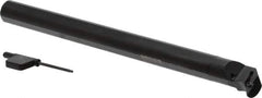 Seco - 1-1/8" Min Bore Diam, 10" OAL, 3/4" Shank Diam, Indexable Boring Bar - VBMT 21.5.. Insert, Screw Holding Method - Exact Tool & Supply