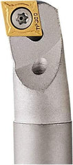 Seco - 17mm Min Bore Diam, 200mm OAL, 12mm Shank Diam, E-SCFC Indexable Boring Bar - 27mm Max Bore Depth, CC.. 09T3.. Insert, Screw Holding Method - Exact Tool & Supply