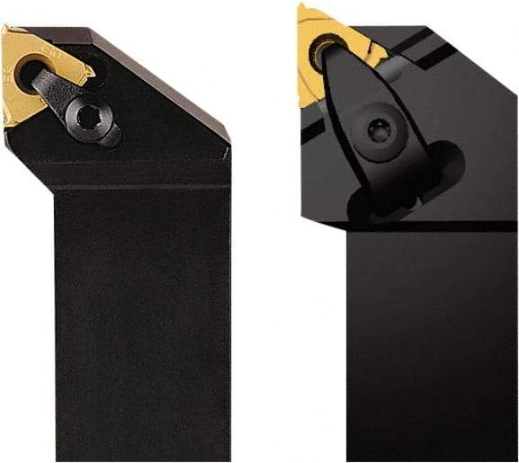 Seco - External Thread, Left Hand Cut, 19.99mm Shank Width x 19.99mm Shank Height Indexable Threading Toolholder - 124.99mm OAL, 16EL Insert Compatibility, CE Toolholder, Series Snap Tap - Exact Tool & Supply