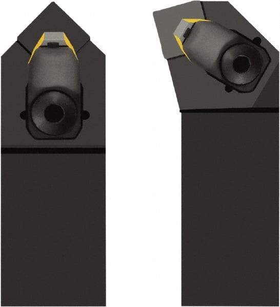 Seco - CSKN, Left Hand Cut, 75° Lead Angle, 25mm Shank Height x 25mm Shank Width, Negative Rake Indexable Turning Toolholder - 150mm OAL, SN..0603.. Insert Compatibility, Series Clamp Lock - Exact Tool & Supply