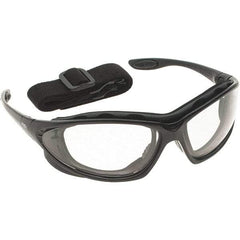 Uvex - Safety Glasses - CLR A/S LENS BLK FRM SEISMIC SEALED EYEWEAR - Exact Tool & Supply