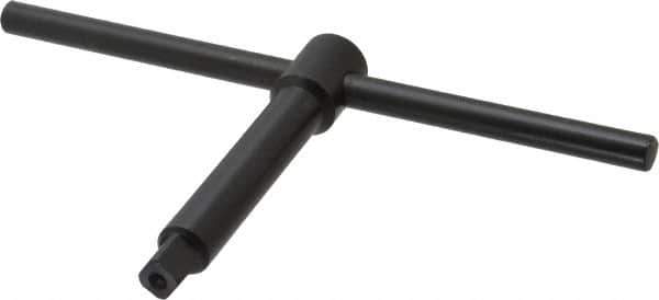 Gibraltar - 8" Chuck Diam Compatibility, Lathe Chuck Key - Compatible with 4-Jaw Chucks, Self Ejecting, 3.35" Body Length, 0.393" Actual Key Square Size - Exact Tool & Supply