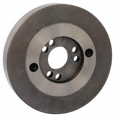 Gibraltar - Adapter Back Plate for 4" Diam Lathe Chucks - 1-10 Mount, Steel - Exact Tool & Supply