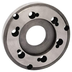 Gibraltar - Adapter Back Plate for 12" Diam Lathe Chucks - D1-8 Mount, Semi-Steel - Exact Tool & Supply