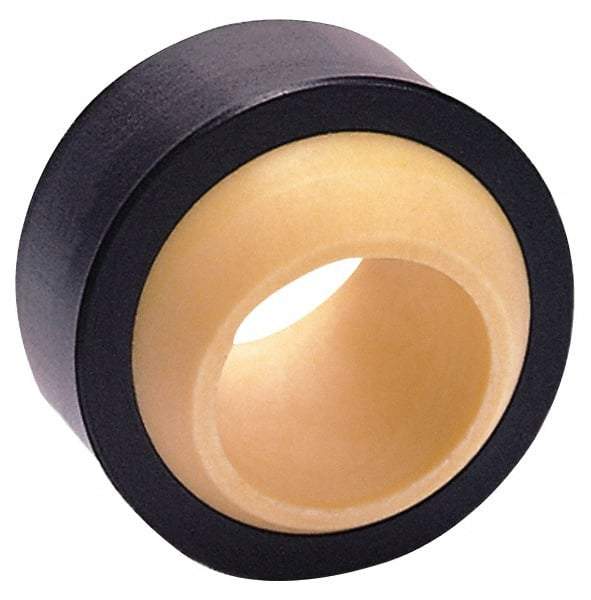 Igus - 3/4" Bore Diam, 928 Lb Dynamic Capacity, Self Aligning Spherical Plain Bearing - 7/16" Outside Diam, 19/32" Thick - Exact Tool & Supply