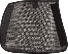 Ansell - Size Universal, Black Cane Mesh Chemical & Puncture Resistant Sleeve - 9" Long Sleeve, Cut Resistance Level 3, Elastic Opening at Both Ends - Exact Tool & Supply